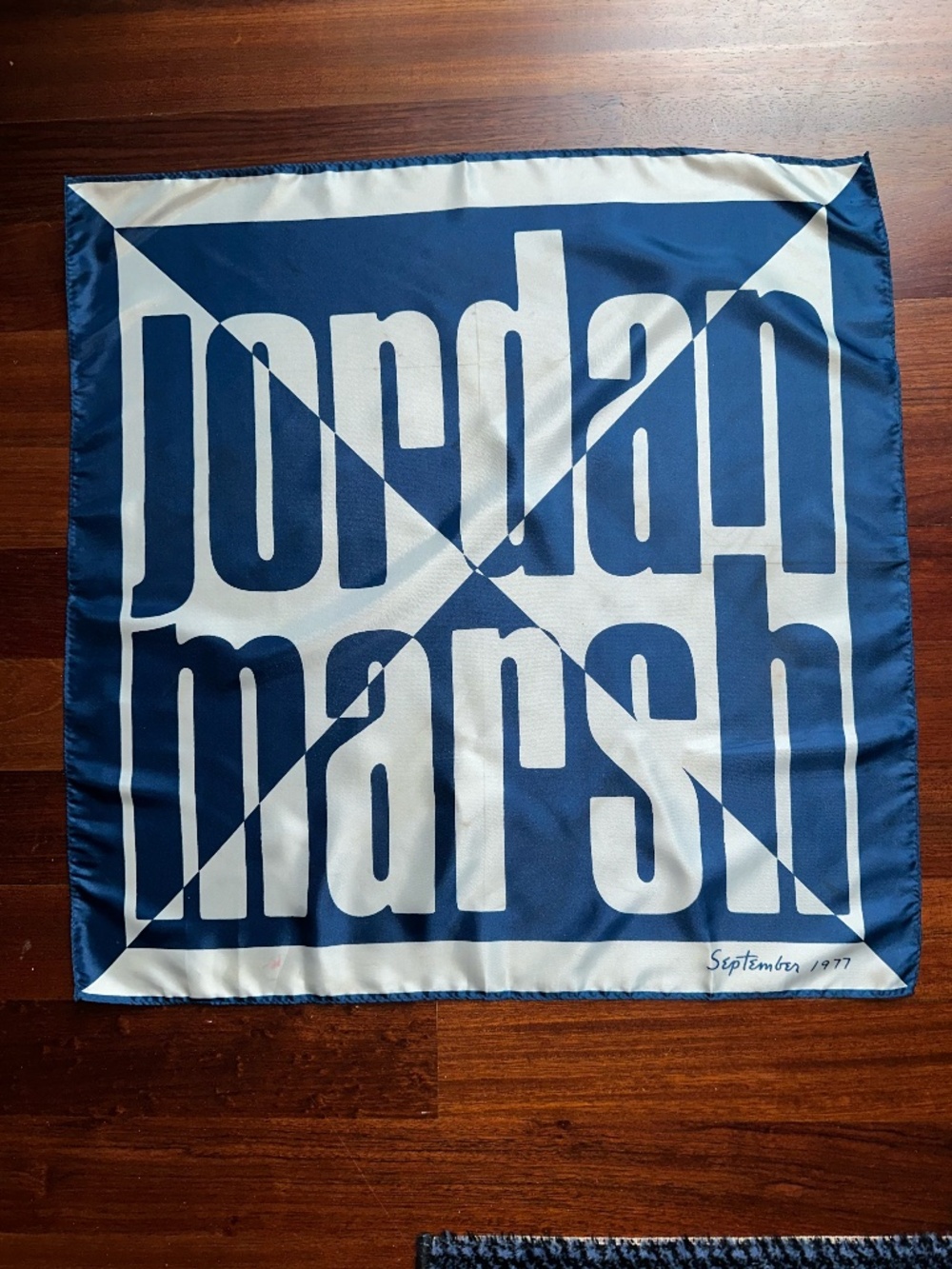 Jordan Marsh Vintage Scarf September 1977  ~ Limited Edition